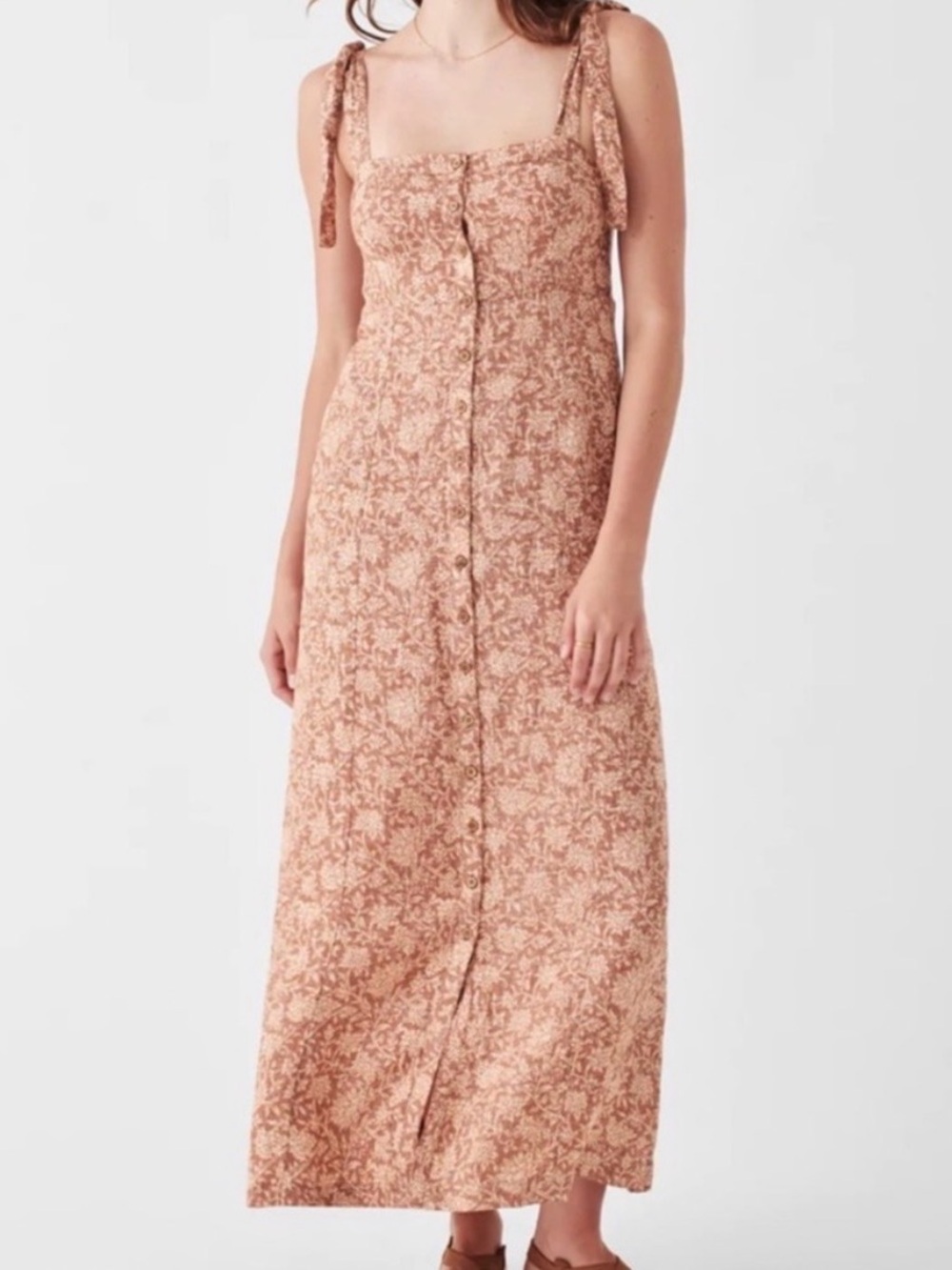 NWOT Faherty Dress Kendall Linen XL
